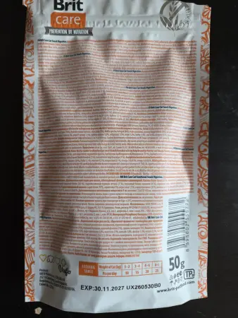 Brit Care Cat Snack Digestion, na trávení, pamlsek, 50 g