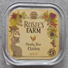 Rosie's Farm Chunky Stew Chicken, kuřecí dušené kousky, vanička, 100 g