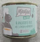 MjAMjAM Blanchierte Pute mit leckeren Möhrchen an Soße, blanšírovaná krůta s mrkví v omáčce, konzerva, 185 g