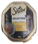 Sheba Selection in Sauce mit Geflügel, drůbeží v omáčce, vanička, 85 g