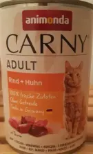 Animonda Carny Adult Rind + Huhn, hovězí a kuřecí, konzerva, 400 g