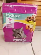 Whiskas Indoor 1+ s kuřecím, pro kočky žijící v bytě, granule, 1,4 kg