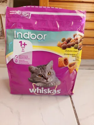 Whiskas Indoor 1+ s kuřecím, pro kočky žijící v bytě, granule, 1,4 kg