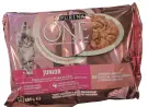 Purina ONE Junior s lososem a mrkví, pro koťata, kapsičky, 4× 85 g