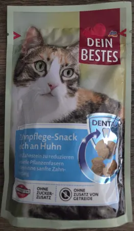 Dein Bestes Zahnpflege-Snack reich an Huhn, kuřecí pro péči o zuby, pamlsek, 60 g