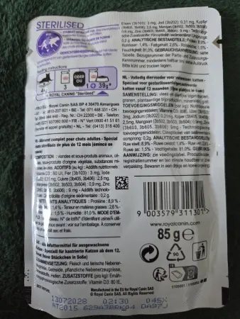 Royal Canin Sterilised ve šťávě, pro kastrované, kapsička, 85 g