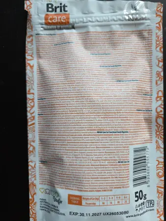 Brit Care Cat Snack Digestion, na trávení, pamlsek, 50 g
