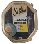 Sheba Classics in Pastete mit Kalb und Huhn, telecí a kuřecí paštika, vanička, 85 g