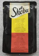Sheba s kuřecím a hovězím, kapsička, 85 g