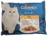 GOURMET Perle DUO multipack kuře a hovězí, krůta a jehněčí, telecí a kachna, králík a zvěřina, kapsičky, 4× 85 g