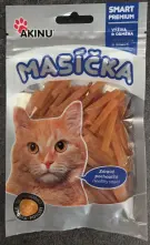 Akinu Masíčka Kuřecí řezanky, pamlsek, 50 g