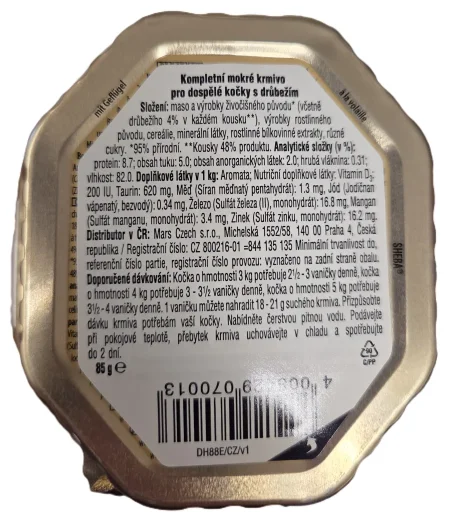 Sheba Selection in Sauce s drůbežím vanička 85 g