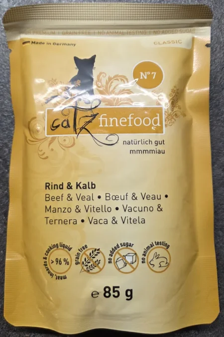 Catz Finefood Classic N°7 Hovězí & Telecí